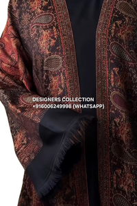 Abaya de Pashmina, Vestido Musulmán Modesto con Diseños Tejidos, Deportivo, Ecológico, Último Diseño de Dubái - Product Image 4