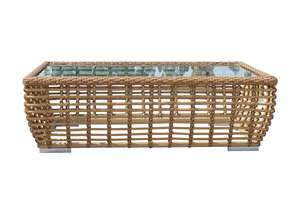 Conjunto de Sofás de Mimbre de Bambú Premium Alpine para Patio y Jardín - Product Image 4