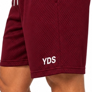 Men Mesh <b>Mid</b> Waist Athletic Shorts Quick Dry Breathable Waterproof Casual Sports Gym Running Basketball Training Loose Fit - Product Image 6