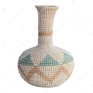 Vietrustic – Organisateur de plantes et de fleurs en gros, vase en jonc de mer en spirale, grands pots de plantes d'intérieur pour salon - Product Image 4