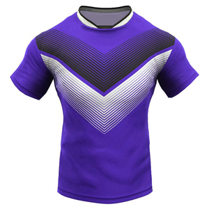 Uniforme de Rugby Cómodo y de Alta Calidad para Hombre, Manga Corta, Secado Rápido, MOQ Bajo, Superventas - Product Image 2
