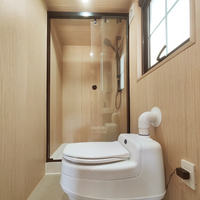 Maison conteneur préfabriquée moderne en acier sur roues avec cuisine, salle de bain et alimentation intégrée – LIVRAISON GRATUITE