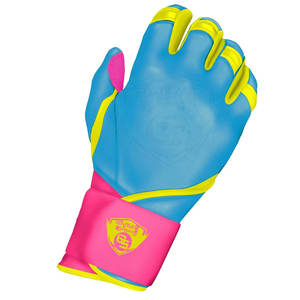 Gants de frappe en cuir à manchette intégrale, couleur contrastée, protection complète des doigts, par Bajwat Sports - Product Image 4