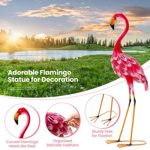 Juego de Adornos de Jardín con Diseño de Flamencos, 2 Piezas, Estatuas Elegantes - Product Image 5