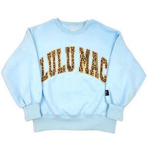 เสื้อสเวตเชิ้ตคอกลมทรงปกติ Lulu Mac สีสันตามสั่ง พิมพ์ลายเสือดาว ปักโลโก้ แบบยูนิเซ็กส์ สวมใส่สบาย ผลิตจากผ้าฝ้าย 100% สำหรับฤดูใบไม้ร่วง - Product Image 1