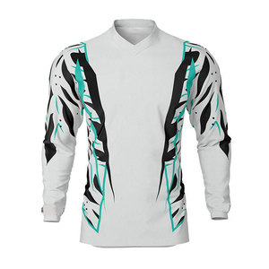 เสื้อเจอร์ซีย์คอกลมแบบซับลิเมชั่นแห้งเร็วสำหรับมอเตอร์ครอส  สำหรับผู้ชาย  สำหรับทีมแข่งรถ  ระบายอากาศได้ดี น้ำหนักเบา สำหรับขับขี่ออฟโรด - Product Image 1