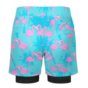 กางเกงขาสั้นออกกำลังกายแบบลำลองสำหรับผู้ชายกางเกงออกกำลังกายขาสั้นสำหรับฤดูร้อนแฟชั่น100% ผ้าฝ้ายปักลายดิจิตอลบริการ OEM - Product Image 6