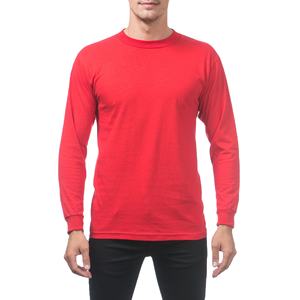 T-Shirt à manches longues de qualité supérieure, couleur unie, destiné à l'exportation, Design décontracté, Logo personnalisé, bon marché, prix Premium, pour hommes - Product Image 4