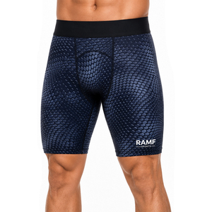 Loose Fit Elastic Waist Solid Casual Compression <b>Shorts</b> for Men Sports Wear Quick Dry Breathable Quick Dry Compression <b>Shorts</b> - Product Image 1