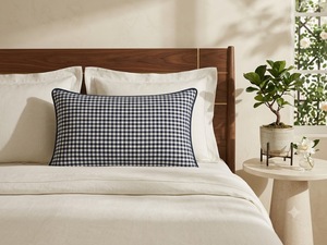 100% Cotton Yarn Dyed Gingham Cushion Cover | Decorative Check <b>Throw</b> Pillow Cover for Sofa, Bed - Product Image 5
