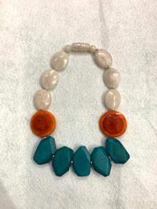 สร้อยคอเรซินลูกปัดสุดหรูทันสมัยขัดเงาอย่างดีใช้ได้ทุกเพศจากอินเดีย - Product Image 6