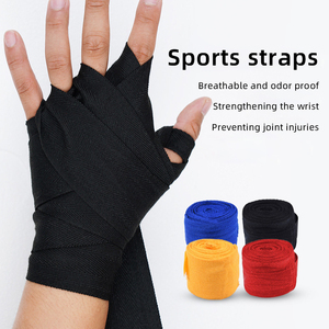 Bandages de boxe en coton, bandages élastiques pour entraînement MMA, combat, frappe, exercice en salle de sport - Product Image 5
