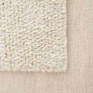 Custom Hand Knotted Modern Textured Wool Rug High Pile Thick Scandinavian Style Eco-Friendly PET-Friendly Carpet for Living Room - Product Image 6