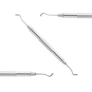 Acero Inoxidable Manual de Alta Calidad # Recortador de margen gingival profesional 79/80 para acabado de coronas dentales y restauraciones - Product Image 3