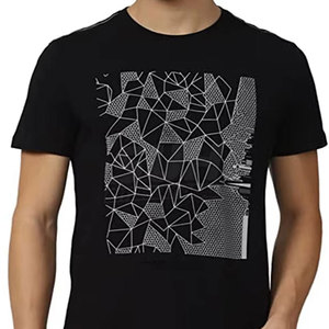 เสื้อยืดผู้ชายแฟชั่นกลางแจ้งขายดีประดับเพชร ผ้าฝ้าย 100% คุณภาพสูง ระบายอากาศได้ดี เป็นมิตรกับสิ่งแวดล้อม ทรงหลวม - Product Image 4