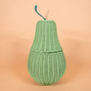 Rattan <b>nursery</b> storage hamper <b>basket</b> combo multi color lid container <b>baskets</b> for baby toddlers - Product Image 2