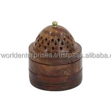 Brûleur d'encens en bois d'acacia Attrape-cendres en bois Porte-encens artisanal Encensoir en bois naturel Brûleur d'encens rustique - Product Image 2