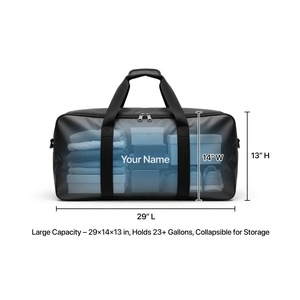 ถุงย้ายของขนาดใหญ่พิเศษสำหรับงานหนัก พร้อมโลโก้สั่งทำ ถุงเก็บของกันความชื้น ซิปเสริมความแข็งแรง หูหิ้วเสริมแรง - Product Image 5