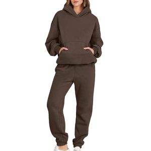 Conjunto Deportivo de 2 Piezas para Mujer, Casual, Largo, Transpirable, Personalizado, Color Sólido, Teñido, Ecológico, Impermeable - Product Image 1