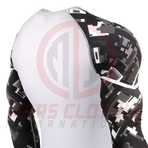 Full Sleeve High Quality Spandex Polyester MMA Rash Guard <b>for</b> <b>Men</b> Custom Printed Bjj Fashion <b>Men</b> Rash Guard - Product Image 6