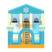 Nouveau design, château gonflable en PVC robuste, combo pour fêtes d'enfants, petit toboggan, maison de rebond gonflable, château gonflable pour enfants