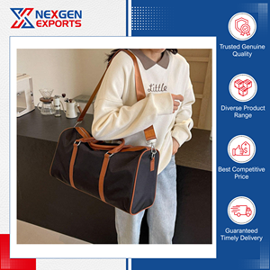 มีจำหน่ายในราคาขายส่ง คุณภาพเยี่ยม กระเป๋าเดินทางแฟชั่นกันน้ำ หนัง PU ขนาดใหญ่ ปิดด้วยซิป สไตล์อินเดีย - Product Image 4