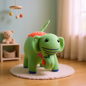 Cute Elephant <b>Felt</b> Doll for Baby & Kids Decor - Product Image 2