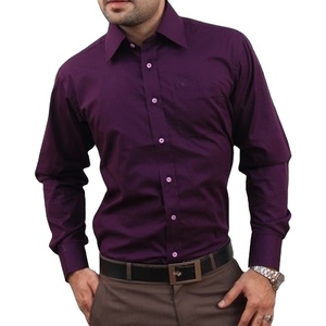 Chemise habillée à manches longues de marque personnalisée de haute qualité, respirante 100% coton, Service OEM orienté vers l'exportation, chemise à bas quantité minimale de commande - Product Image 6