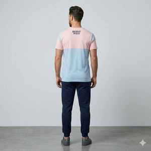 Camisetas Boxy de Streetwear con Logotipo Personalizado, 250 g/m², 100% Algodón, Impresión DTG, Logotipo en Relieve, Corte Desgastado, para Hombre - Product Image 2