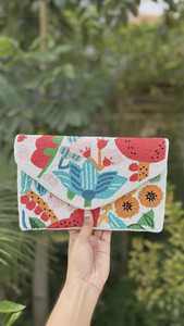 Beaded Mini <b>Bag</b> | Aesthetic Handmade Purse Ethnic Beaded <b>Potli</b> <b>Bag</b> | Wedding & Festive Clutch - Product Image 4