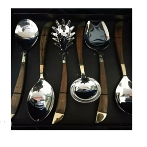 <b>Tabletop</b> Decorative Food Flatware Set Cutlery Set Spoons & Fork Set Kitchen Utensils Hotels and Restaurants Catering Use - Product Image 5