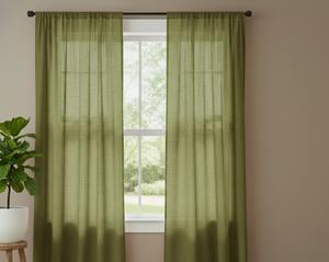 Rideau sur mesure 100 % coton à passe-tringles, imprimé avec logo personnalisé, moderne, pour fenêtre, utilisation toutes saisons, pour la maison - Product Image 4