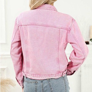 Veste en jean pour femme au design élégant et nouveau, respirante, finition polyester/coton, séchage rapide, best-seller de l'hiver - Product Image 5
