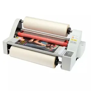 SONTO mesin Laminating dua sisi, Desktop V350 Harga Murah mesin laminating gulung panas