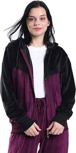 Custom Women Velour Tracksuit Hooded <b>Zip</b> <b>Up</b> <b>Jacket</b> and Pants Two Piece Casual Lounge Wear Sports Set for Wholesale - Product Image 5