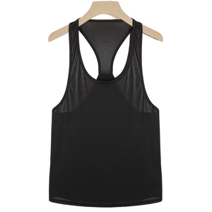 Custom Design <b>Men's</b> Long Sleeve Vest Black Color Anti Shrink Fabric Sleeveless Crew Neck Gym Summer <b>Men</b> <b>Singlet</b> - Product Image 1