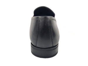 Mocasines Dlords para Hombre, Parte Superior de Cuero, Diseño Slip-On, Color Sólido, Decoración con Hebilla, Cómodos para Todas las Temporadas, Entresuela Antideslizante de EVA - Product Image 2