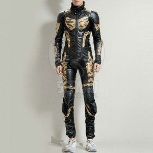 Traje de Motocicleta de Cuero Cómodo, Resistente al Viento, de Alta Calidad - Product Image 4