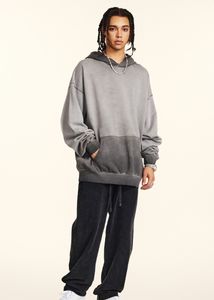 เสื้อฮู้ดดี้ผ้าเฟรนช์เทอร์รี่แบบวินเทจสั่งทำพิเศษ ทรงปกติ หนานุ่ม สำหรับฤดูหนาว ซิปหน้า น้ำหนัก 430 กรัม ไม่มีลาย - Product Image 6