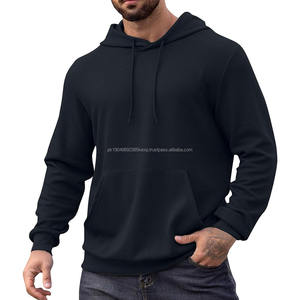 Sweat à capuche oversize personnalisé pour homme en coton lourd, coupe ample, streetwear tendance, décontracté, à manches longues, à capuche, pour homme - Product Image 4