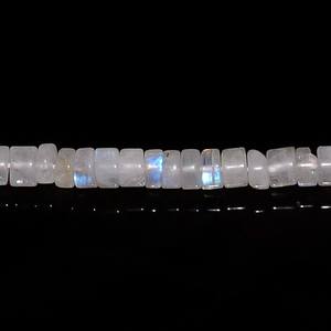 Al por mayor Cuentas de Piedra de Luna Arcoíris, Cuentas de Piedras Preciosas Naturales para Fabricación de Joyas, 5 Hilos de Piedras Sueltas - Product Image 3