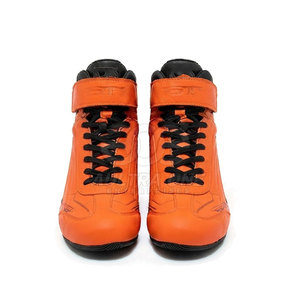 Chaussures de karting modernes pour hommes, professionnelles, légères, flexibles, confortables, durables, semelle antidérapante, cuir véritable, fermeture à boucle - Product Image 2