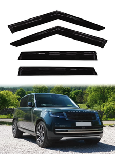 Protectores de Ventana para Auto Land Rover Range Rover L460 SUV 2022-ON, Acrílico Negro Transparente Delgado, GCS, 4 Piezas - Product Image 2