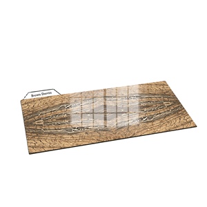 Azulejos de porcelana de construcción de calidad superior de diseño sólido marrón, baldosas antideslizantes brillantes, nuevo diseño, liquidación de existencias - Product Image 1