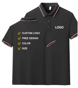 Polos de Hombre con Logotipo Personalizado, Cantidad al por Mayor, Antiarrugas, Transpirables, Antipilling, de Algodón Piqué, Polos Corporativos - Product Image 1