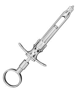 Porte-aiguille chirurgical dentaire en acier inoxydable, poignée ergonomique en anneau, couleur et taille personnalisables, certifié CE, pour usage chirurgical, seringue dentaire - Product Image 2