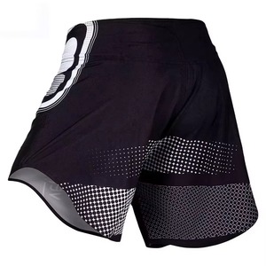 Shorts MMA pour hommes rouge et noir, impression par sublimation, séchage rapide, coupe classique, vêtements de sport - Product Image 2
