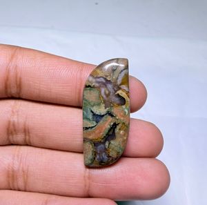 Cabochon de Jaspe Rholiite 100% Naturel de Haute Qualité, Pierre Précieuse en Vrac pour la Guérison, Jaspe en Gros pour la Fabrication de Bijoux - Product Image 3
