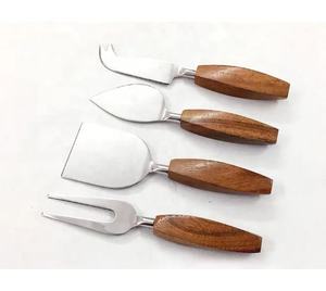 Ensemble de couverts de table en acier inoxydable avec poignée en bois, Gadgets de cuisine de bonne qualité - Product Image 2