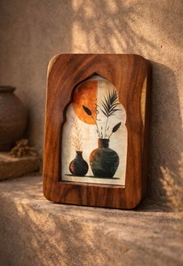 Unique Style Wooden Photo <b>Frame</b> Minimalist <b>Design</b> Picture Display <b>Frame</b> for Home Office Tabletop Décor for Online Sellers - Product Image 3